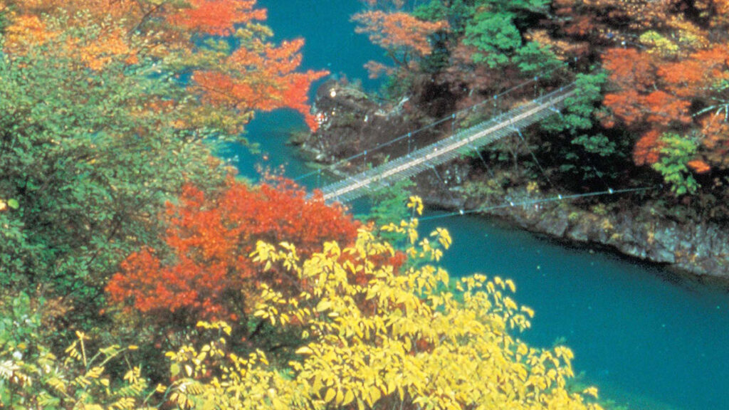 寸又峡温泉夢のつり橋